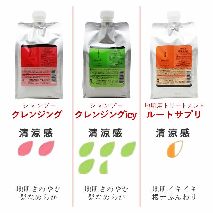 ルベル イオリコミント 各1000mL(詰替) ×選べる2個セット｜美容室専売