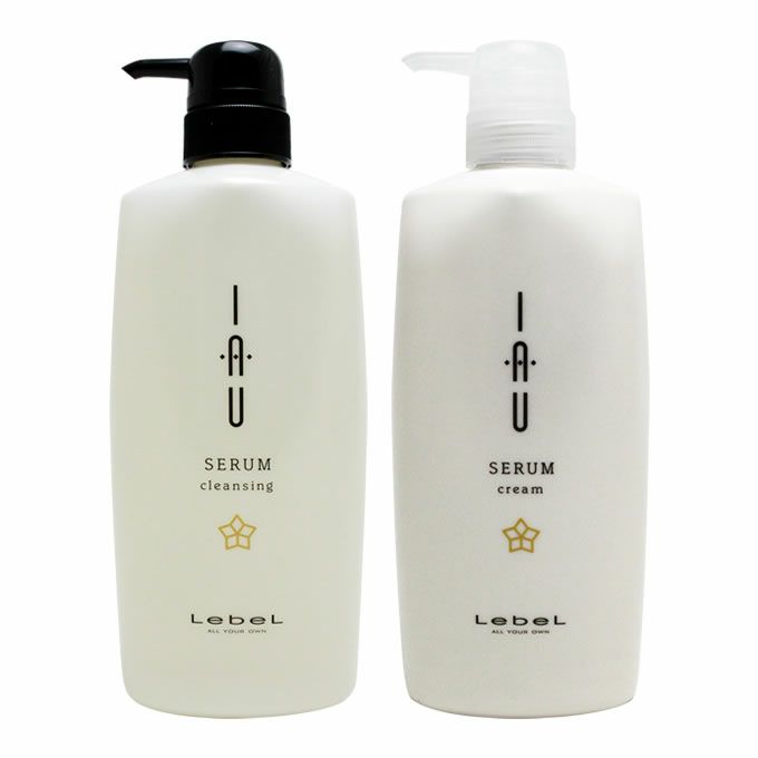 ルベル イオセラム クレンジング ＜シャンプー＞ + クリーム ＜ヘアトリートメント＞ 各600mL セット