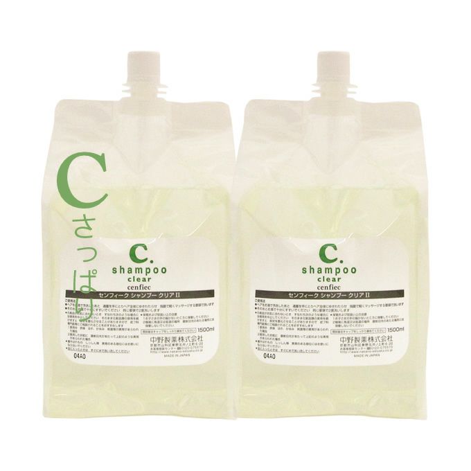 ナカノ センフィーク シャンプー クリアー 3000mL(1500×2)(セット)