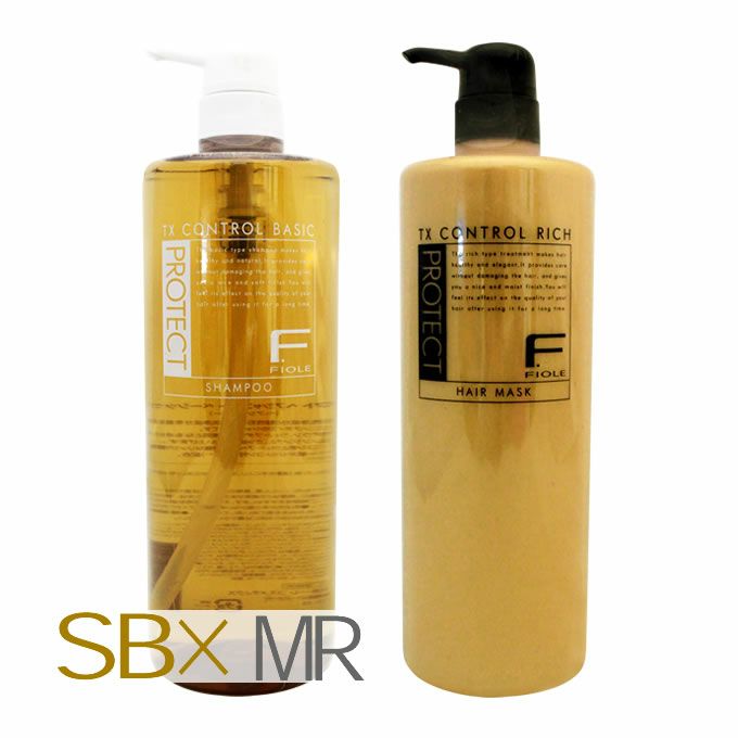 ☆ フィヨーレ Fプロテクト SB ヘアシャンプー ベーシックタイプ MR ヘアマスク リッチタイプ ＜各1000mL (g)＞ポンプセット｜美容室専売品のナカノザダイレクト本店