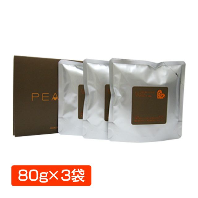アリミノ ピース PEACE ソフトワックス 80g(詰替)×3袋　紙スプーン付