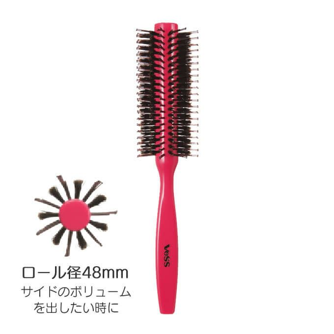 新品未使用　ブラシの平野　ヘアブラシ　ロールブラシ　B-3 日本製 新品未使用 ブラシの平野 ヘアブラシ E-50 日本製 - メルカリ