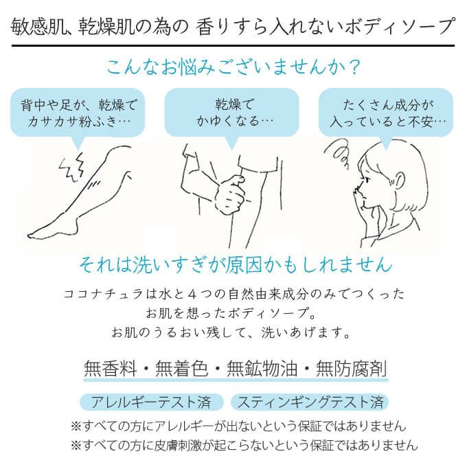 菊星 ココナチュラ ボディケアソープ 600mL (詰替) (ボディ