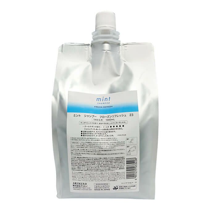 アリミノ ミント シャンプー　フローズンリフレッシュ 1000mL （詰替）　 クールサボンの香り