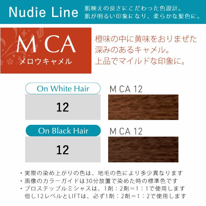 ホーユー プロステップ ルミシャス ファッションカラー M CA 12 メロウ