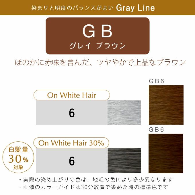 ホーユー プロステップ グレイカラー GB6 グレイブラウン 80g
