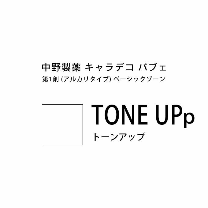 ナカノ キャラデコ パブェ ベーシックゾーン TONE UPｐ トーンアップ 80g （第1剤） 医薬部外品