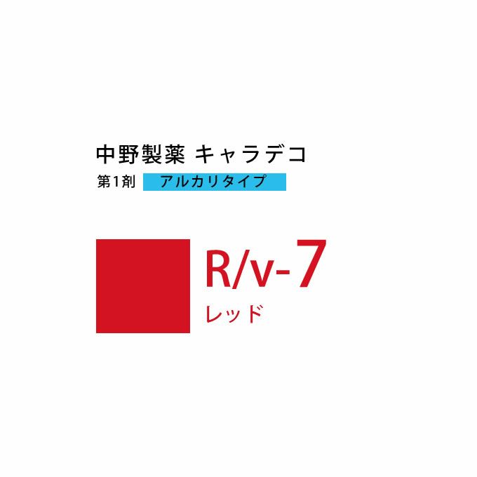 ナカノ キャラデコ R/v-7 レッド 80g （第1剤） 医薬部外品