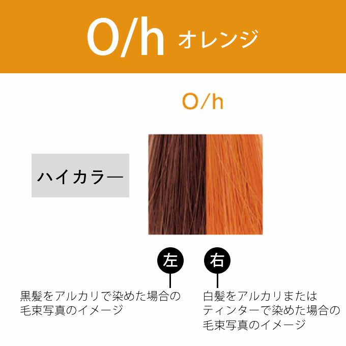 ナカノ キャラデコ O/h オレンジ ハイカラー 80g （第1剤） 医薬部外品 