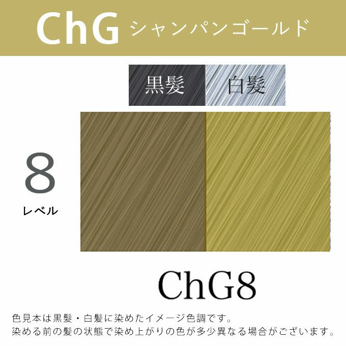 アペティート化粧品 プロクリスタル ノンジアミンカラー ヘルバ ChG8（シャンパンゴールド） 100g （第1剤）  医薬部外品｜美容室専売品のナカノザダイレクト本店