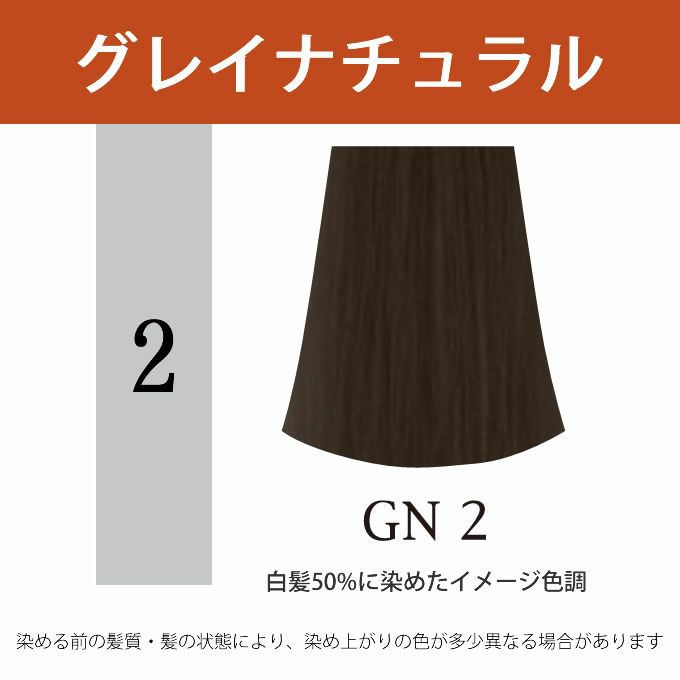ナプラ アクセスフリーHB グレイシスカラー GN2 グレイナチュラル 80g