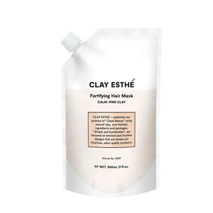 モルトベーネ クレイエステ　フォーティファイングヘアマスク　ピンククレイ 800mL (詰替)