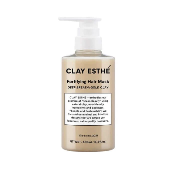 モルトベーネ クレイエステ　フォーティファイングヘアマスク　ゴールドクレイ 400mL